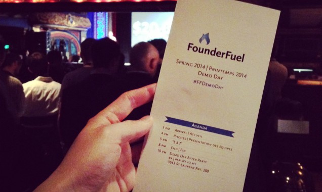 FounderFuel Demo Day Pamphlet designed by Kai Design